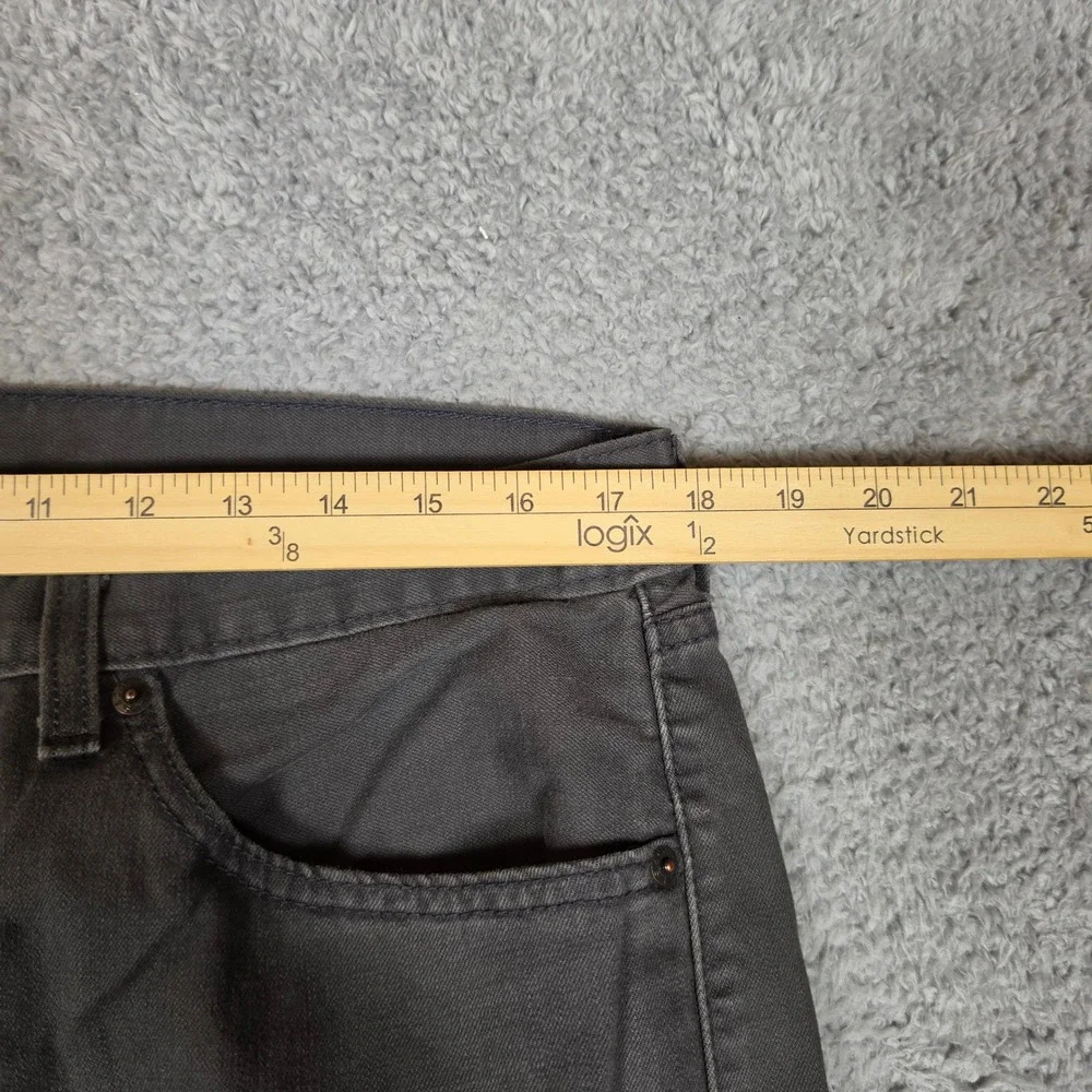 Levis 505 Jeans Mens 36x30 Regular Fit Charcoal Gray Excellent Straight Leg